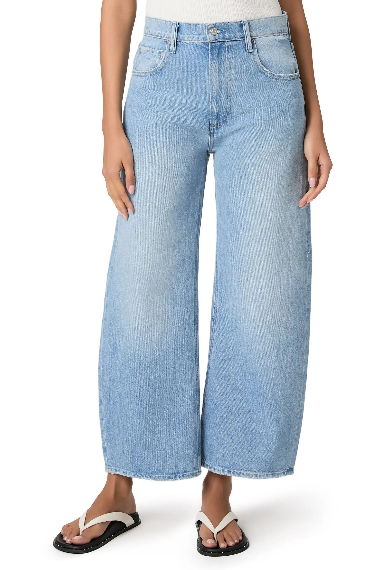 Arella High Waist Wide Leg Ankle Jeans (Women) | Nordstrom | Nordstrom