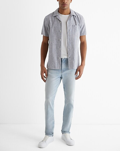 Slim Light Wash Stretch Jeans | Express
