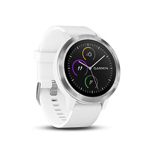 GARMIN - Smartwatch GARMIN Vivoactive 3 1,2' GPS Waterproof 5 ATM Glonass White Stainless steel (Renewed) | Amazon (US)