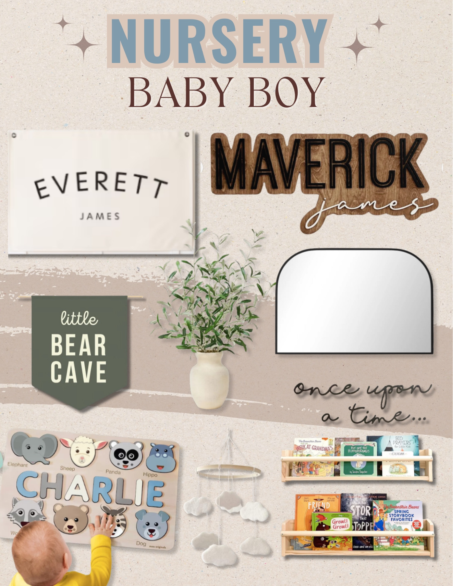Baby boy nursery room decor ideas personalized

#LTKHome #LTKKids #LTKBaby