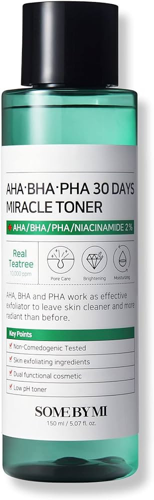 SOME BY MI AHA BHA PHA 30 Days Miracle Toner - 5.07Oz, 150ml - Made from Tea Tree Leaf Water for ... | Amazon (US)