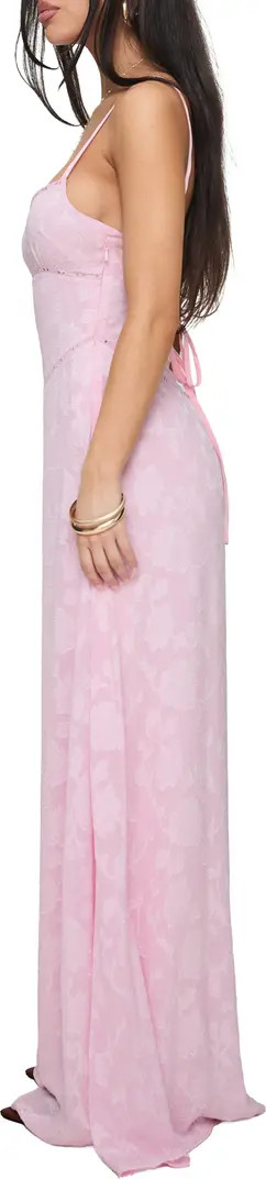 Princess Polly South of France Floral Embroidered Sleeveless Gown | Nordstrom | Nordstrom