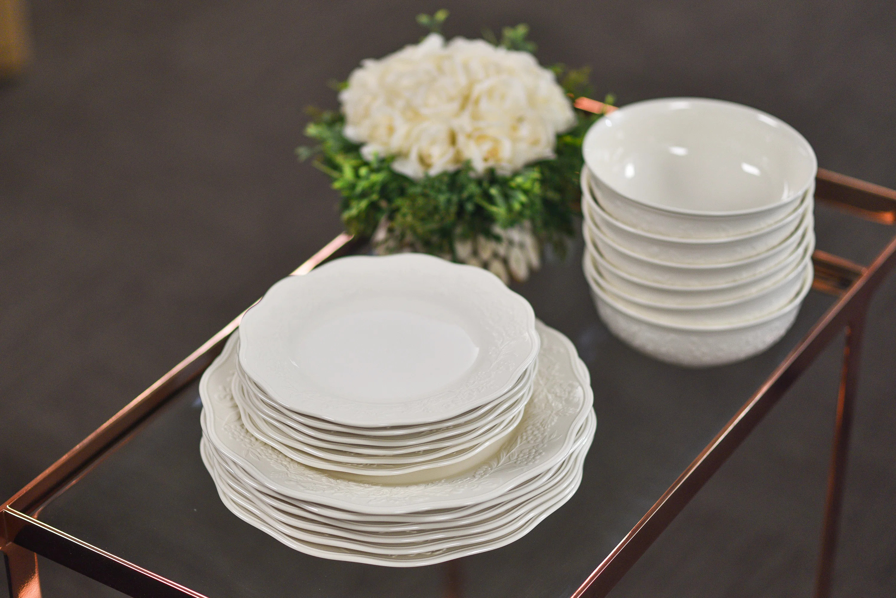 Red Vanilla Country Villa 18 Piece Dinnerware Set, Service For 6 | Wayfair North America