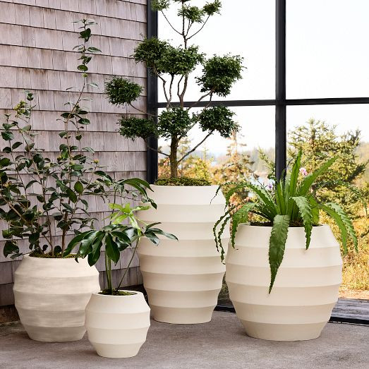 Eli Ficonstone Indoor/Outdoor Planters | West Elm (US)