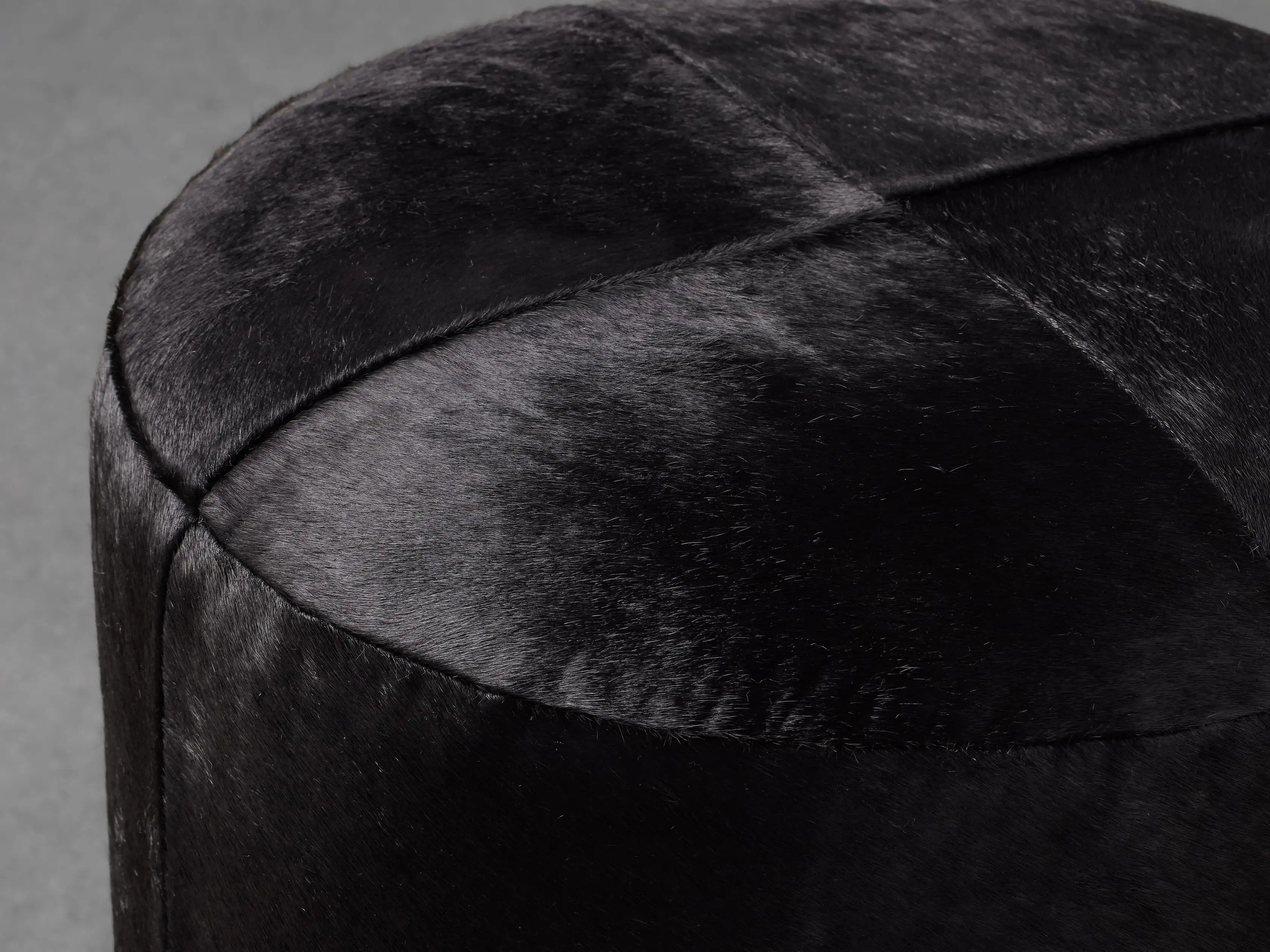 Hide Round Pouf | Arhaus