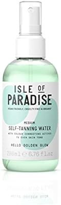 Isle of Paradise Self-Tanning Water Medium - Golden Glow Full Size | Amazon (US)