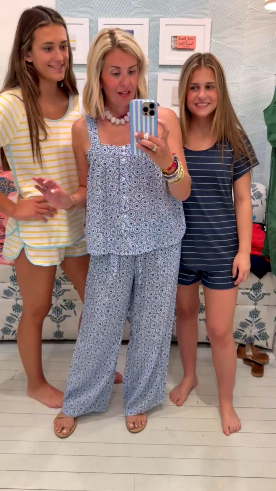 We LOVE @LAKE pajamas! The girls & I had the best time in their store on King Street. All 3 sets we are wearing are  our faves. I’m in small but may try xs, MC in small but needs xs & Kaiser in xs. 


 *Use my code Catherine20 at A+B
 *Use code Mixandmatchmadness at Loopy

#LTKmomlife #LTKOver40 #LTKKids