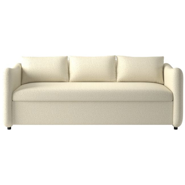 Tuffare Sleeper Sofa Bloce Cream | CB2