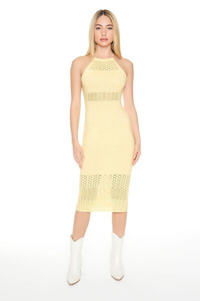 Crochet Halter Midi Dress | Forever 21