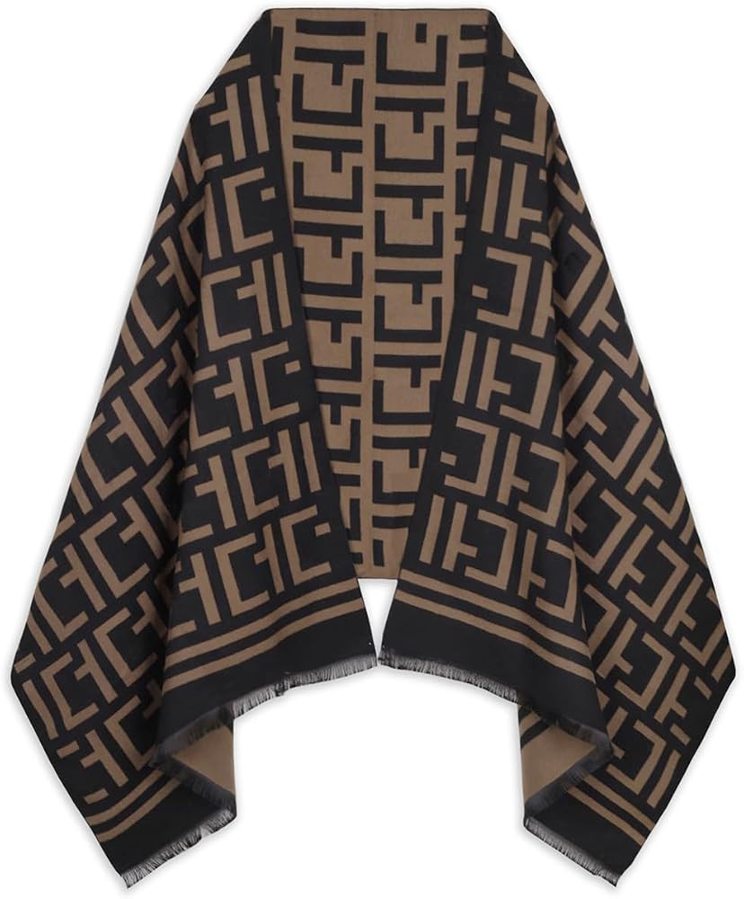 EXTREE Scarfs for Women Pashmina Silky Shawl Wrap for Evening Dressing Blanket Open Front Poncho ... | Amazon (US)