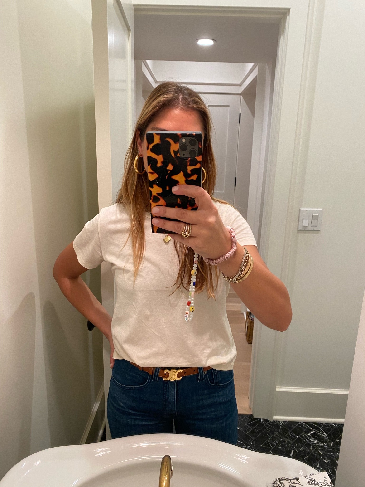 The perfect off-white t-shirt you need
Honorine
Celine
Nili Lotan jeans
Jennifer Fisher hoops

#LTKstyletip #LTKSeasonal