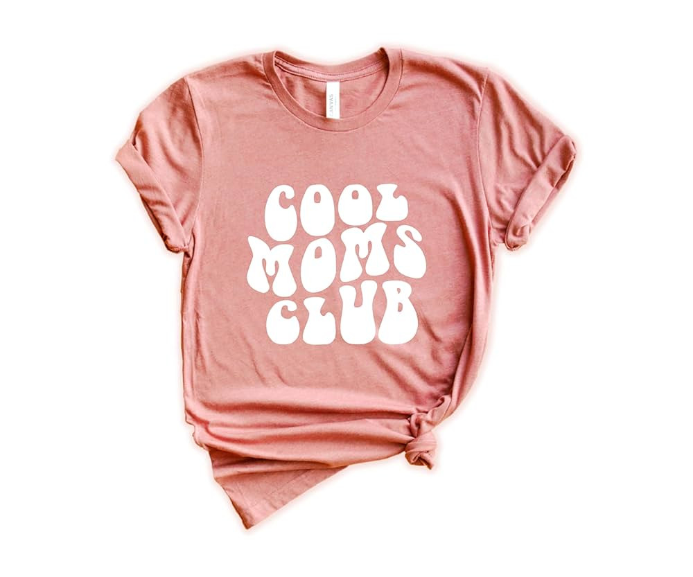 Cool Moms Club T-Shirt, Cool Mom T-shirt, Funny Mom Life Shirt, Mothers Day Gift, Mom Birthday Gi... | Amazon (US)