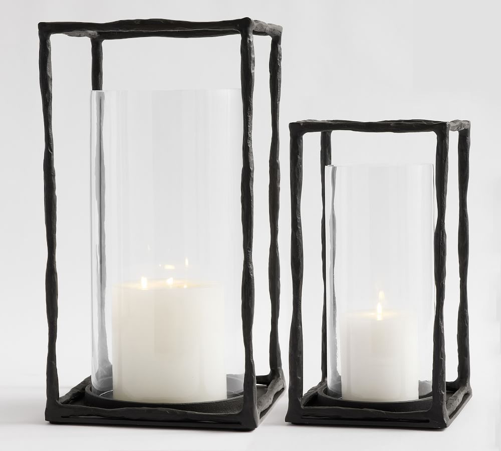 Premium Flickering Flameless Wax Pillar Candles | Pottery Barn (US)