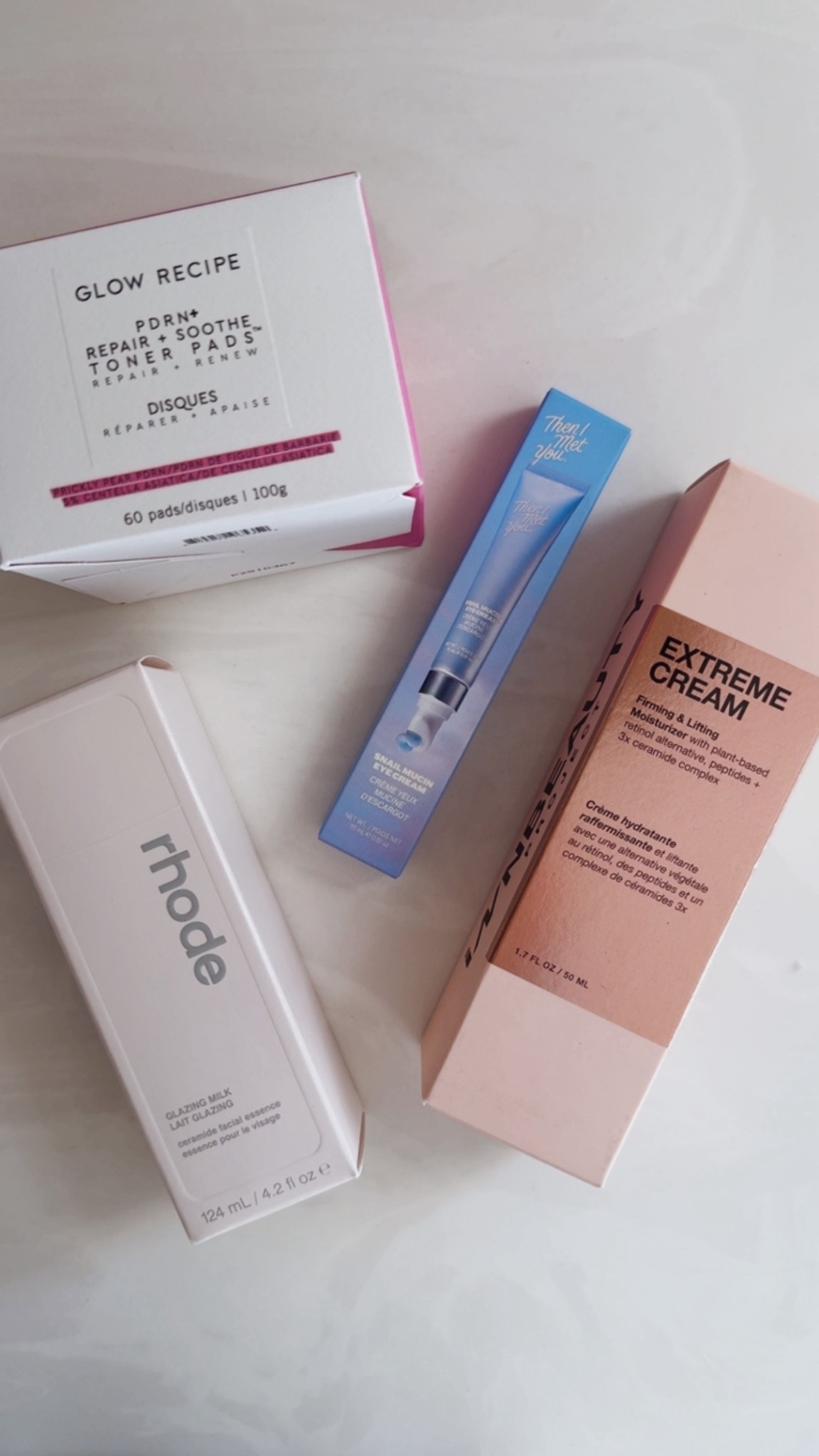 Glowy skin lineup I’ve been loving lately ✨

• Extreme Cream Anti-Aging, Firming & Lifting Moisturizer
• Glazing Milk Ceramide Facial Essence
• Snail Mucin Firming & Brightening Eye Cream
• PDRN Repair + Soothe Prickly Pear Toner Pads

Hydration, barrier repair, and that glass-skin glow 💧

#LTKselfcare #LTKmorningroutine #LTKBeauty