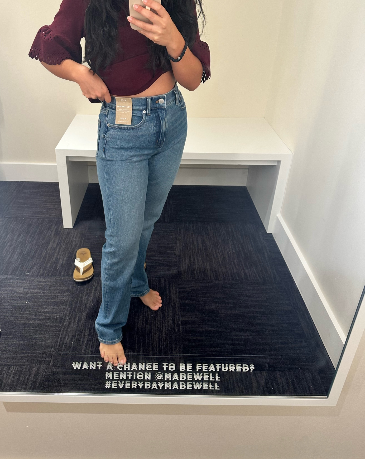 Lately I been pretty obsessed with madewell jeans, they are like cousins to Agolde because they are not as stiff but not at as buttery soft, I’m wearing 26 

#LTKFind #LTKstyletip #LTKsalealert