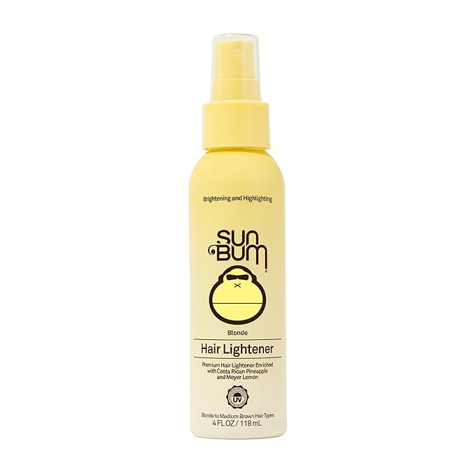 Sun Bum Hair Lightener Spray - For Blonde to Medium Brown Hair Types - UV Protecting - Enriched w... | Amazon (US)