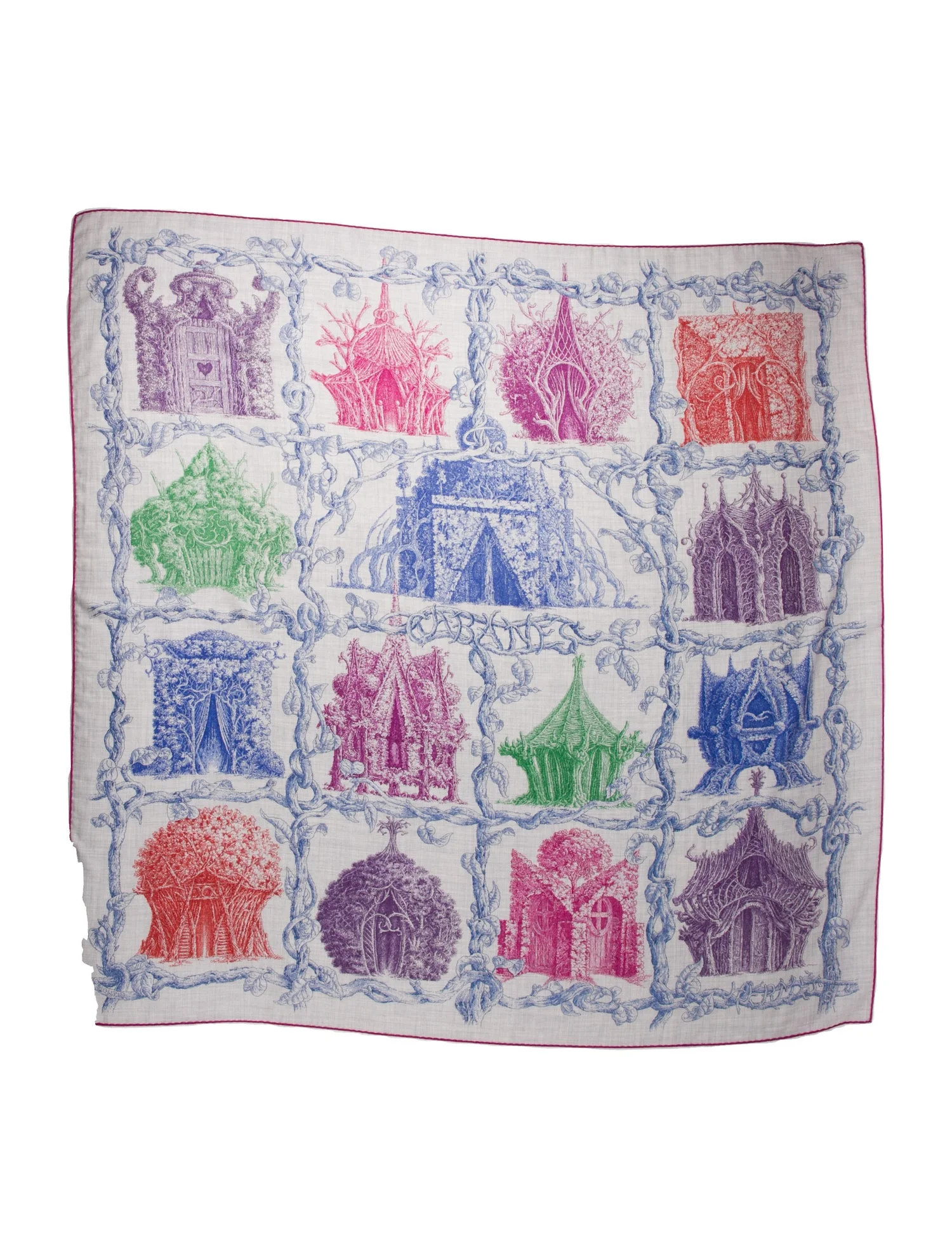 Les Cabanes Silk Shawl | The RealReal