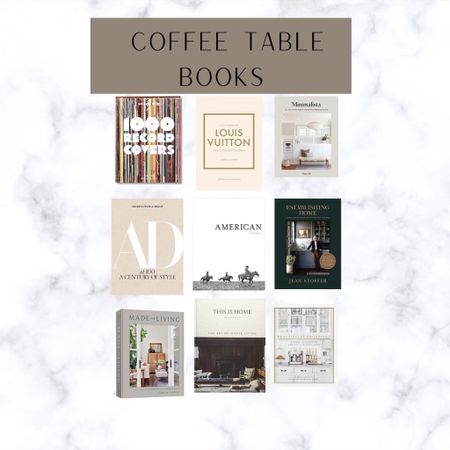 Coffee table books are the best addition to any home! They also 
Make great gifts. Home decor. Art books. Fashion. Sports. Plants.  Nature  

#LTKHoliday #LTKGiftGuide #LTKhome
