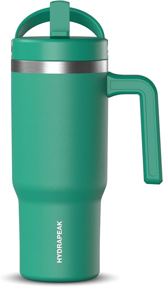 Hydrapeak Kids Voyager 18 oz Tumbler with Handle and Flip-Up Straw Lid | Spill Proof and Leak Res... | Amazon (US)