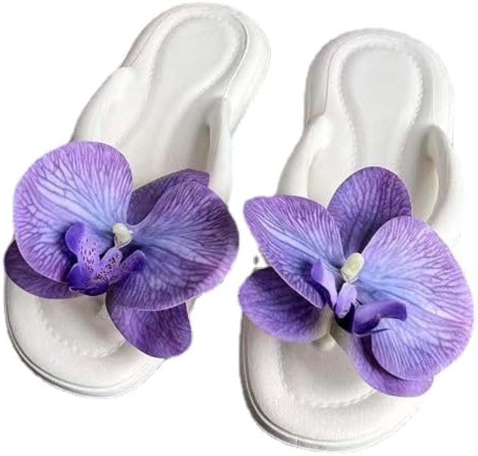 Phalaenopsis flip-Flops Women's Summer Seaside Vacation Beach Shoes Fashion Fairy Wind flip-Flops | Amazon (US)