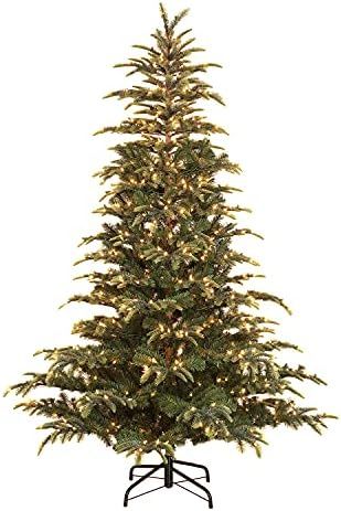Puleo International 7.5 Foot Montclair Fir Prelit Artificial Christmas Tree w/ 1,288 Branch Tips,... | Amazon (US)