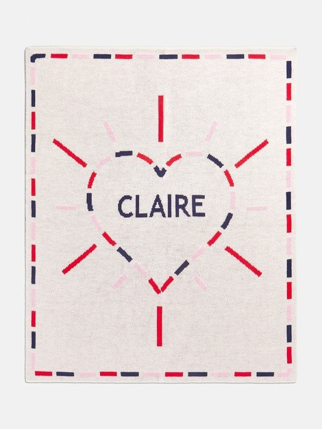 Wild At Heart Kids' Blanket - Red / Blue / Pink | BaubleBar (US)