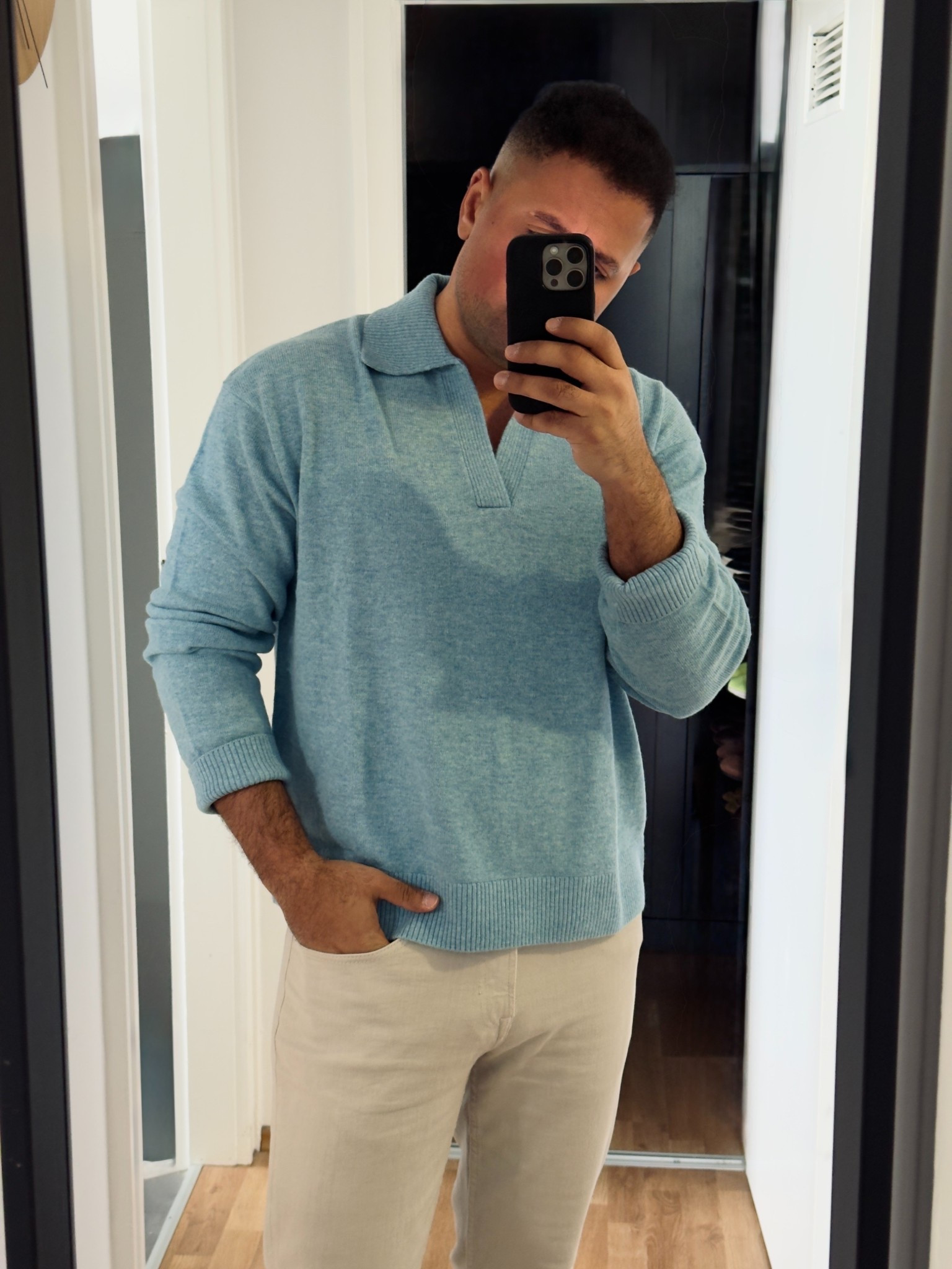 Wool Knit Polo Sweater - Size: M
——


#LTKFindsUnder100 #LTKMens #LTKStyleTip