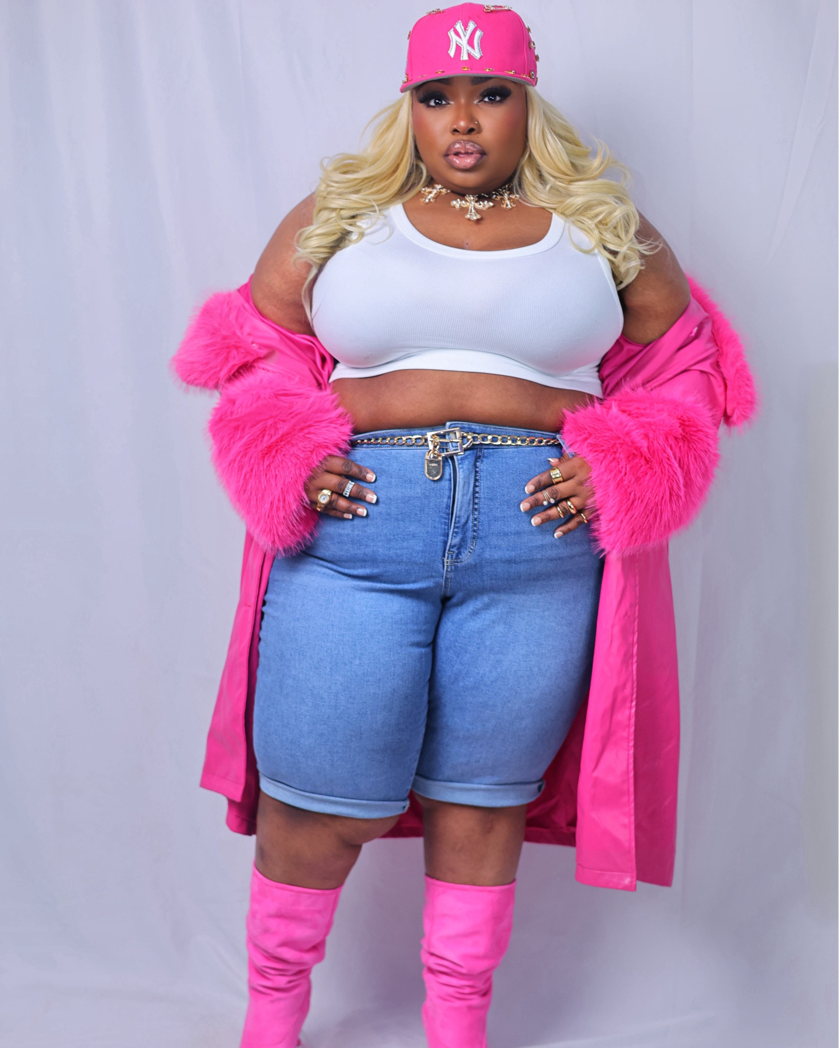 For The Love Of Being Fly 💕

Perfect for a Galentines Day brunch with the girls!

I’m unable to tag the jacket, but I found a fire 2nd option.

🧥: 3xl
👢: 10(Size Up)

#LTKgrwm #LTKValentine #LTKPlusSize