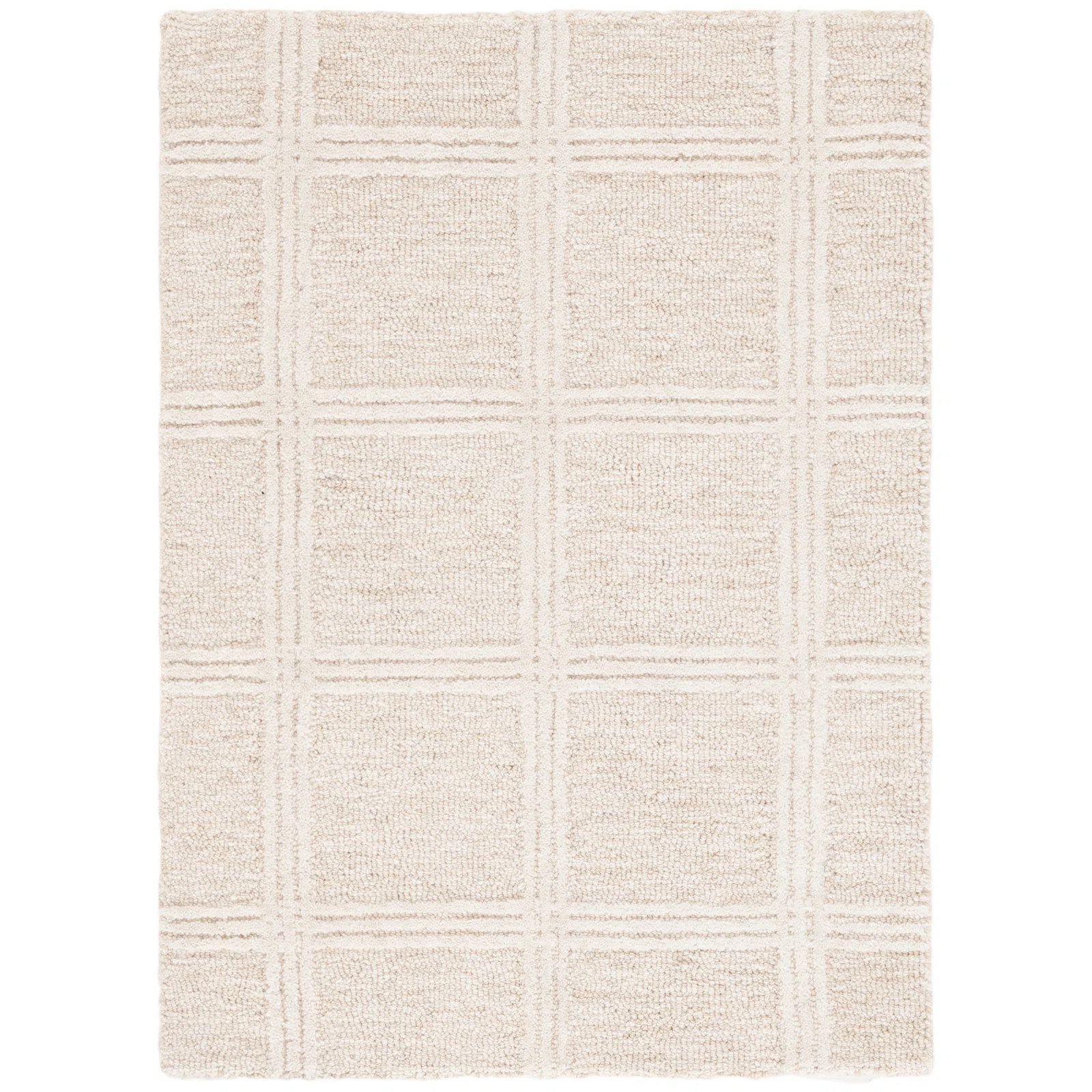 Karnak Hand Tufted Wool & Cotton Plaid Rug | Wayfair North America