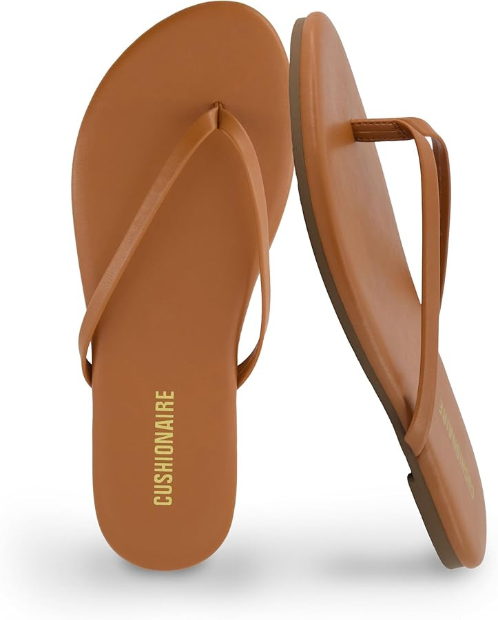 CUSHIONAIRE Cruise Women’s Minimalist Flip Flops – Ultra-Lightweight Summer Sandals with Non-... | Amazon (US)