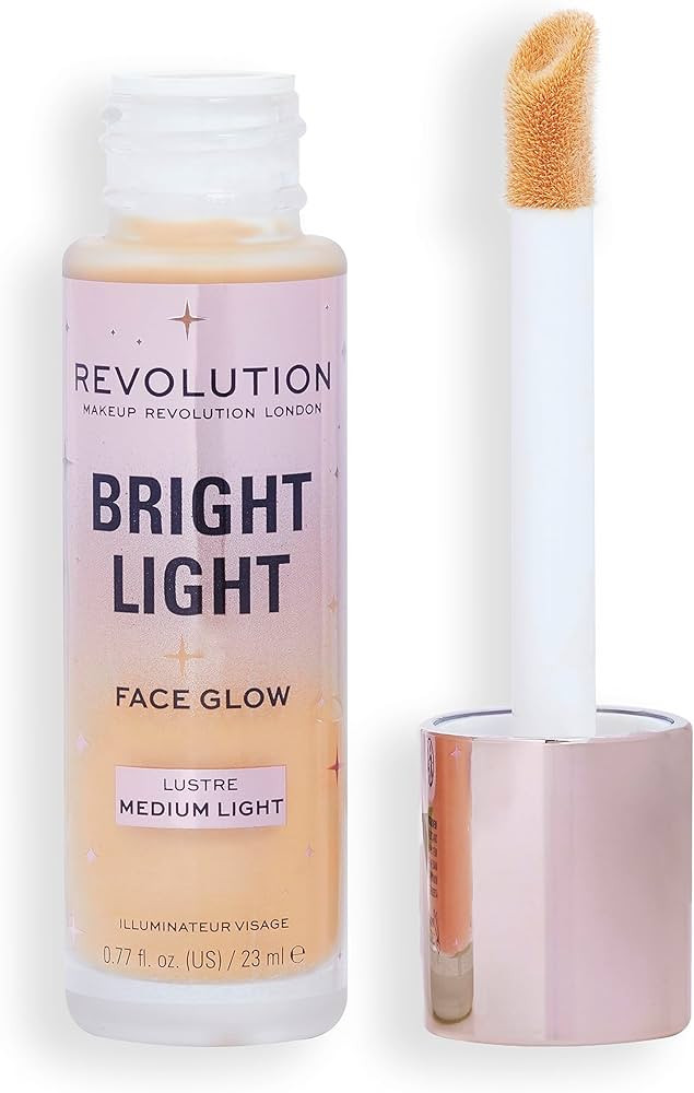 Revolution, Bright Light Face Glow, Lightweight & Brightening Multi-Use Skin Tint, Illuminating a... | Amazon (US)