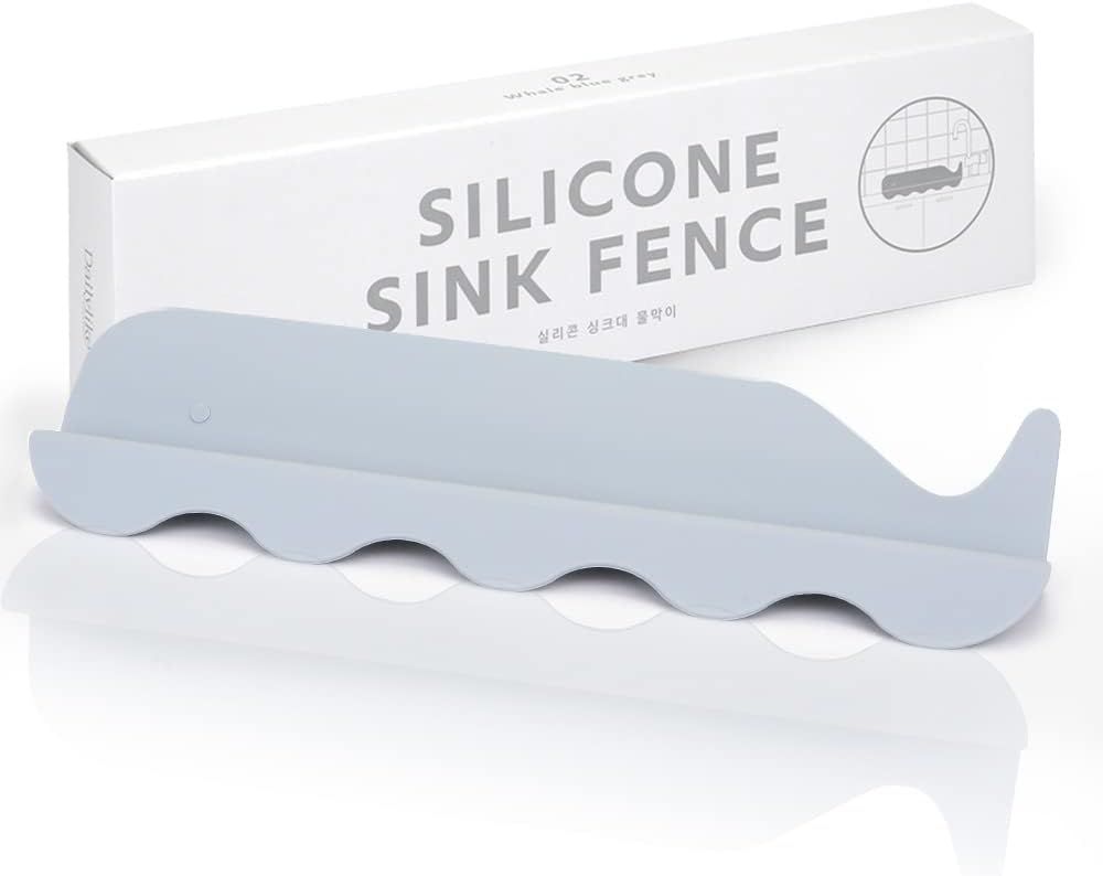 Dailylike Premium Silicone Water Splash Guard- Long Water Block Splash Guard for Kitchen Sink and... | Amazon (US)
