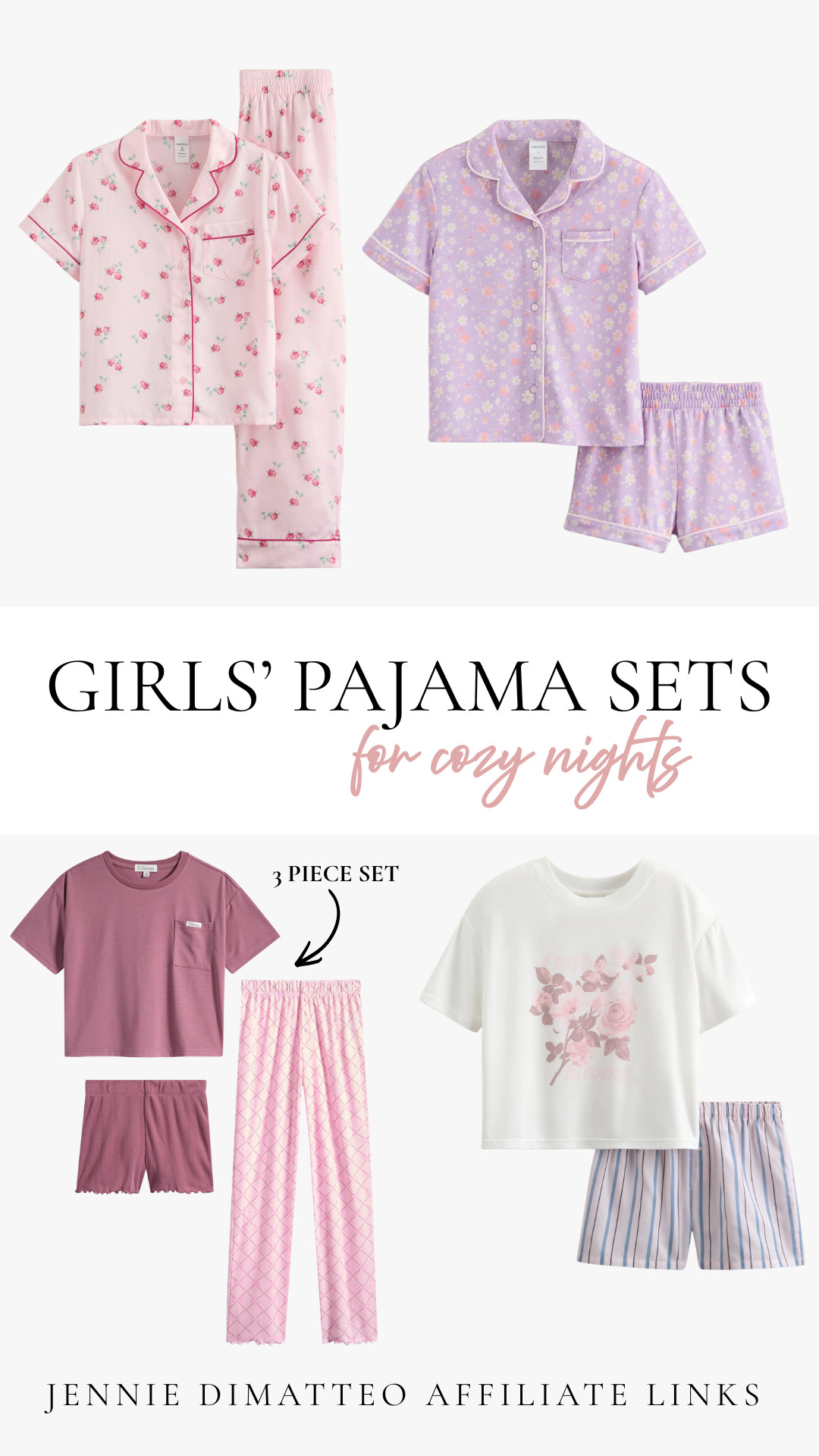 The cutest girls' pajama sets I found from the Nordstrom Anniversary Sale. 🤍 Cozy favorites that are perfect for sleepovers, movie nights, and everyday lounging. 

 #NordstromAnniversarySale #Nordstrom #GirlsPajamas #KidsFashion #BackToSchool #NordstromFinds #MomLife #KidsClothing #LTKootd #LTKU #LTKKids