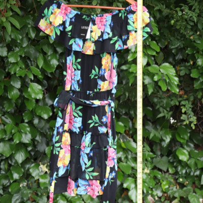 Lauren Ralph Lauren Women's Floral Georgette Off-the-Shoulder Dress sz 6 NEW | eBay US