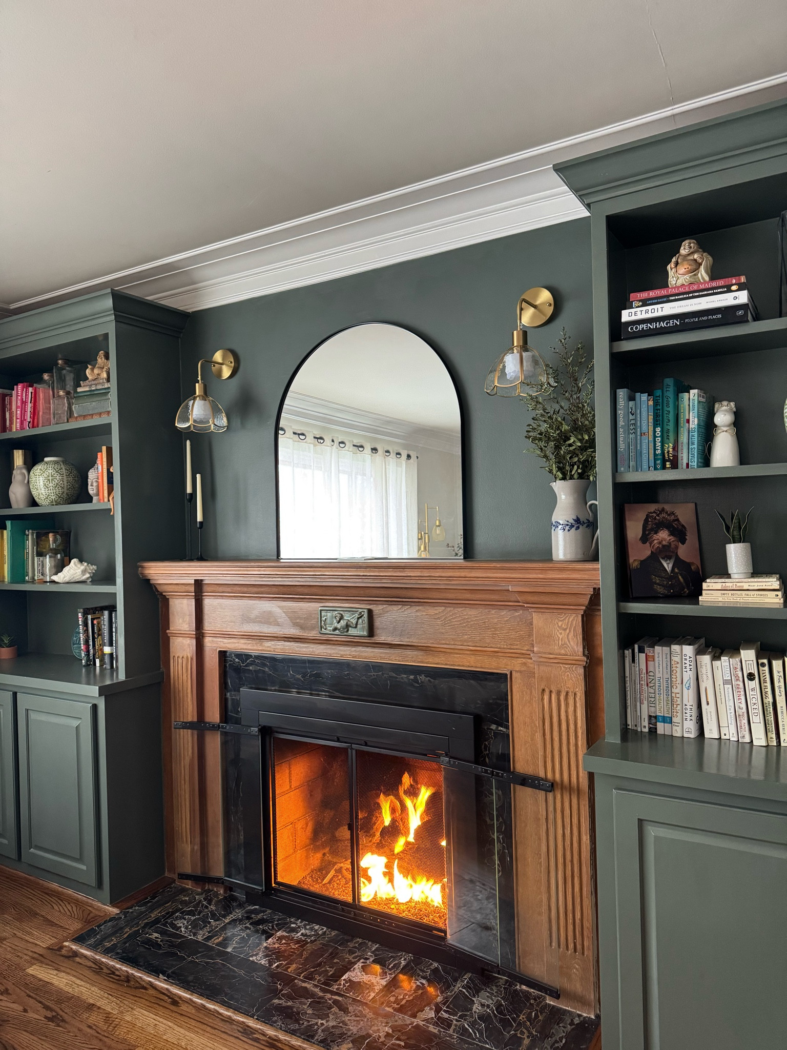 Fireplace decor #sconces

#LTKHome