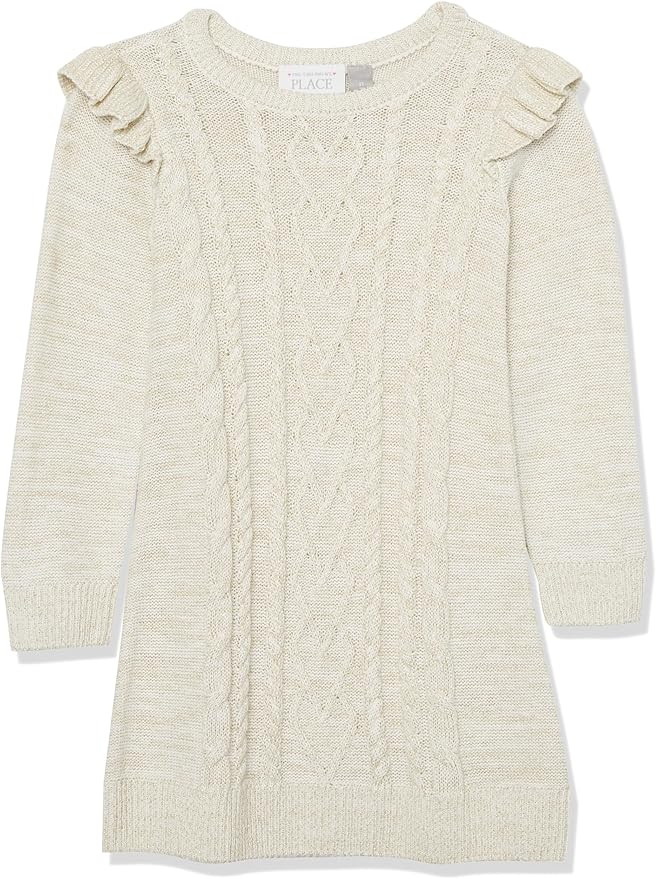 The Children's Place Baby Girls' One Size and Toddler Sweater Dress | Amazon (US)