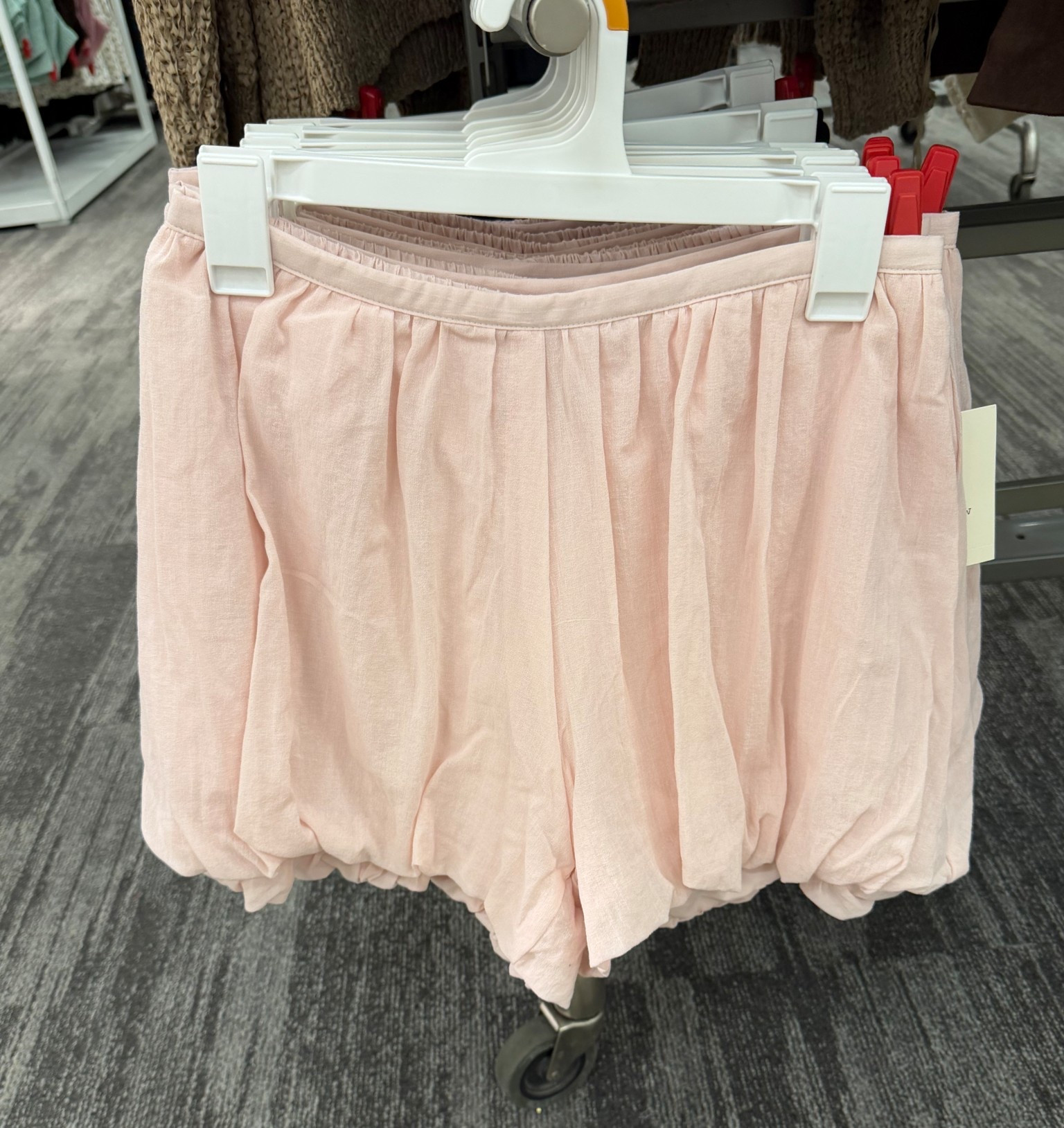 Didn’t have time to try on but thought these bubble shorts were so cute! $30!! 

Pink shorts, bubble hem, affordable style, affordable fashion, spring style, mom style 

#LTKSeasonal #LTKOver40 #LTKmomlife
