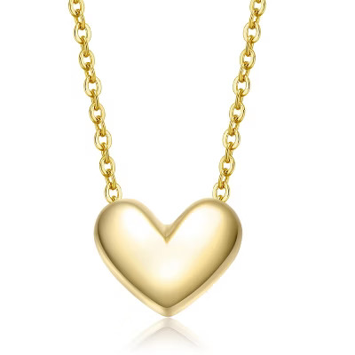 Guili Minimalist Heart Pendant Necklace – Timeless Jewelry for a Subtle Touch of Romance, Ideal for Layering or Enhancing Casual and Formal Looks | Target