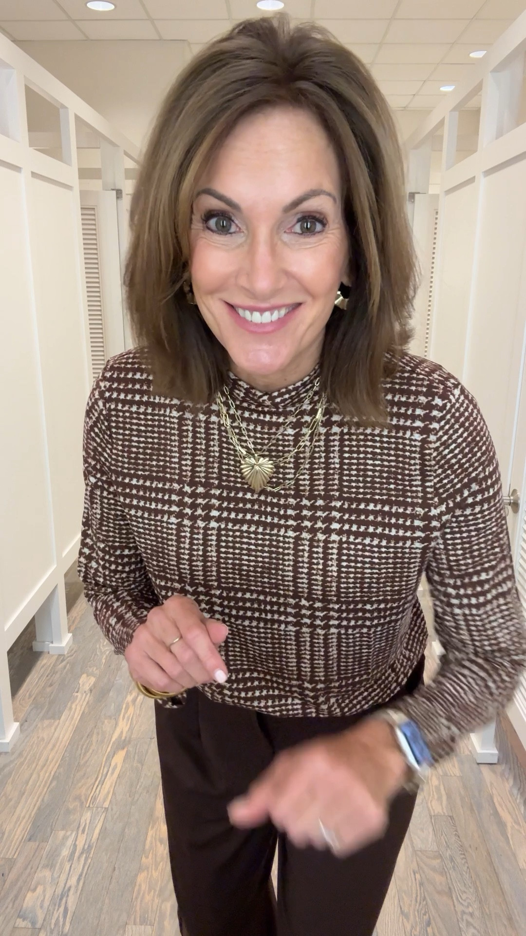 Plaid top - L
Workwear trousers - size 8

Loafer discount- Annie20

Bracelet & paperclip necklaces discount code: anniek20

#LTKWorkwear #LTKStyleTip #LTKVideo