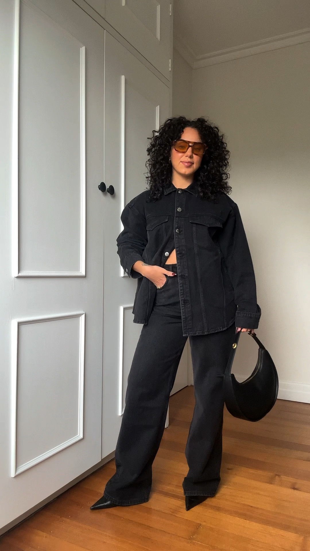 Double denim set 🖤

Wearing Nude Lucy and Louenhide bag 

#LTKaustralia #LTKSeasonal