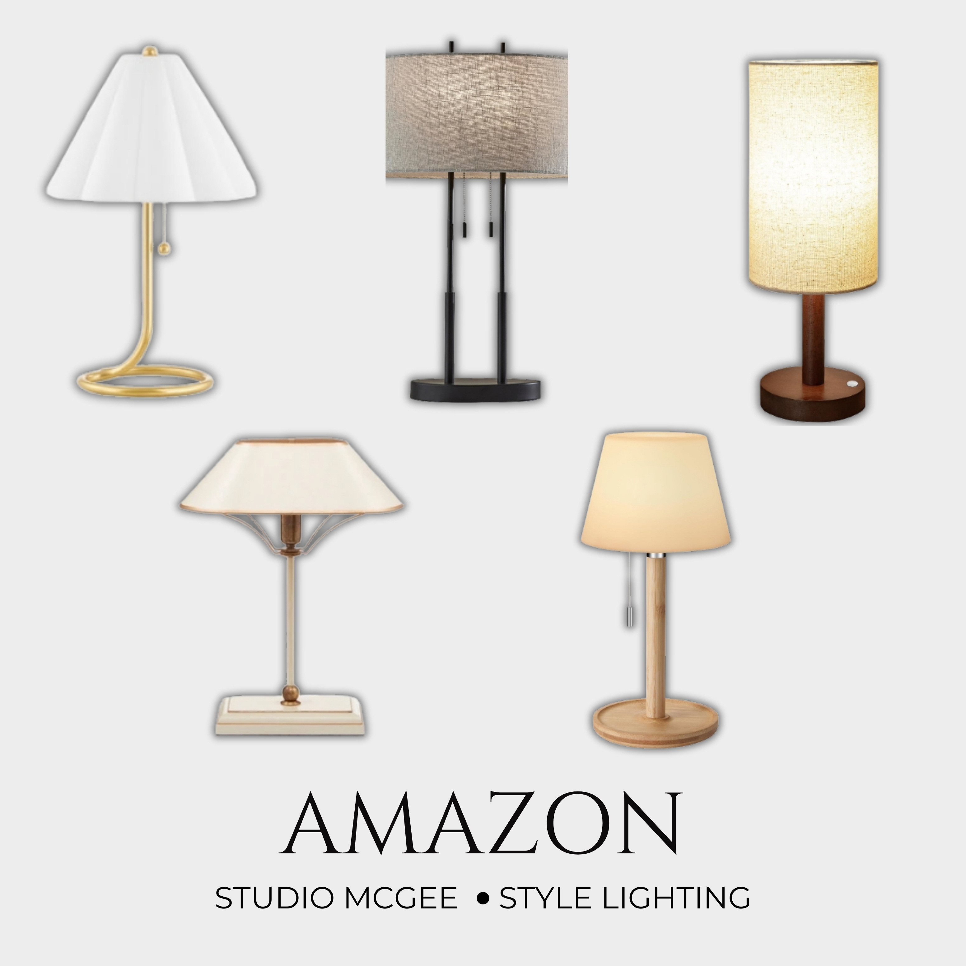 Bring designer style to your home with these Amazon lighting finds that look just like Studio McGee and McGee & Co. From classic brass sconces to textured ceramic lamps, these affordable picks offer an elevated, transitional look for less. Tap to shop my top Studio McGee inspired lighting favorites! #StudioMcGeeStyle #AmazonHome #LightingInspo 

 #LTKdayinmylife #LTKHome #LTKSaleAlert