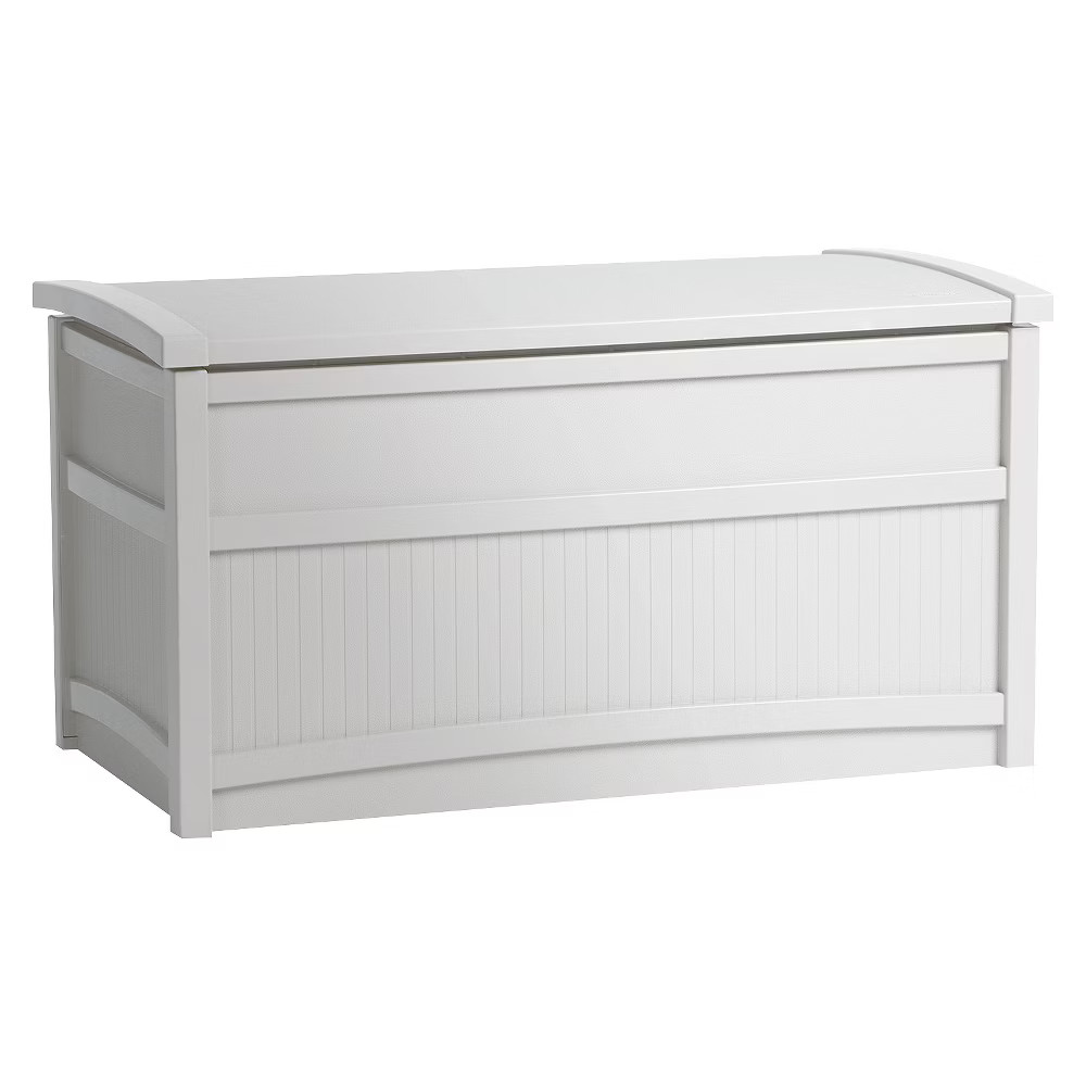Resin Deck Box White 50 Gallon - White - Suncast | Target