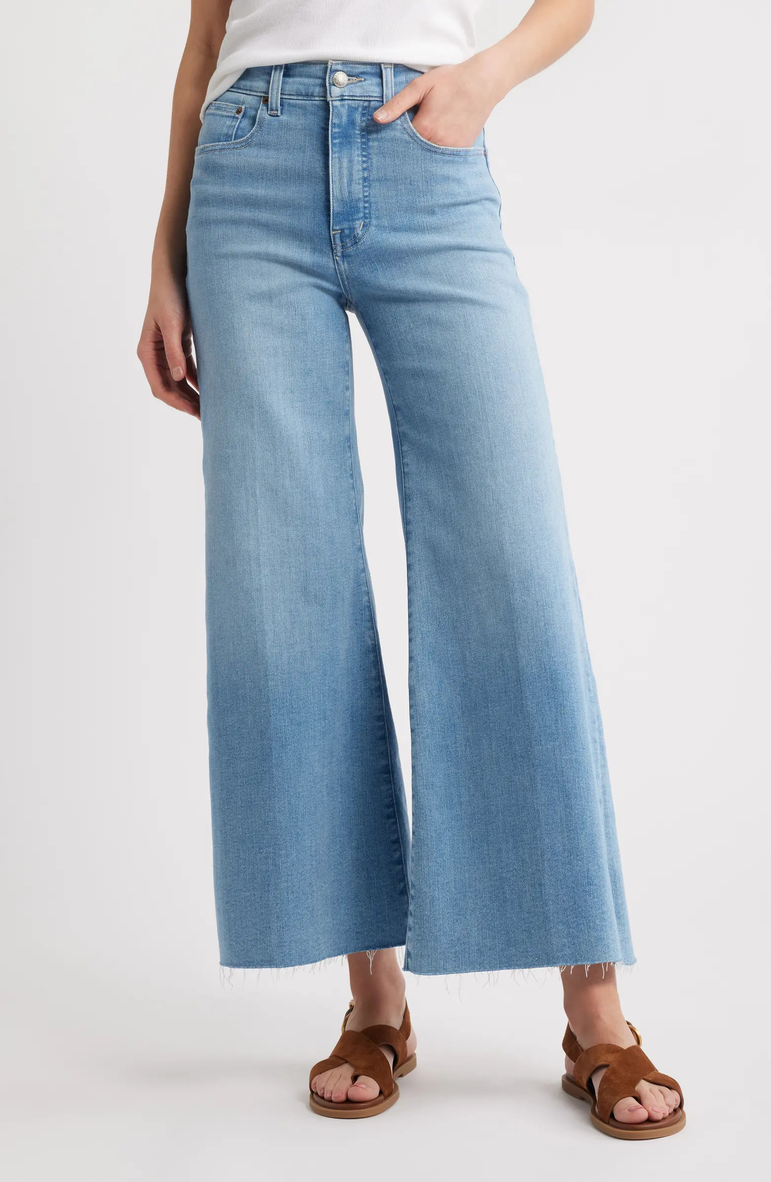 Palazzo Wide Leg Jeans | Nordstrom