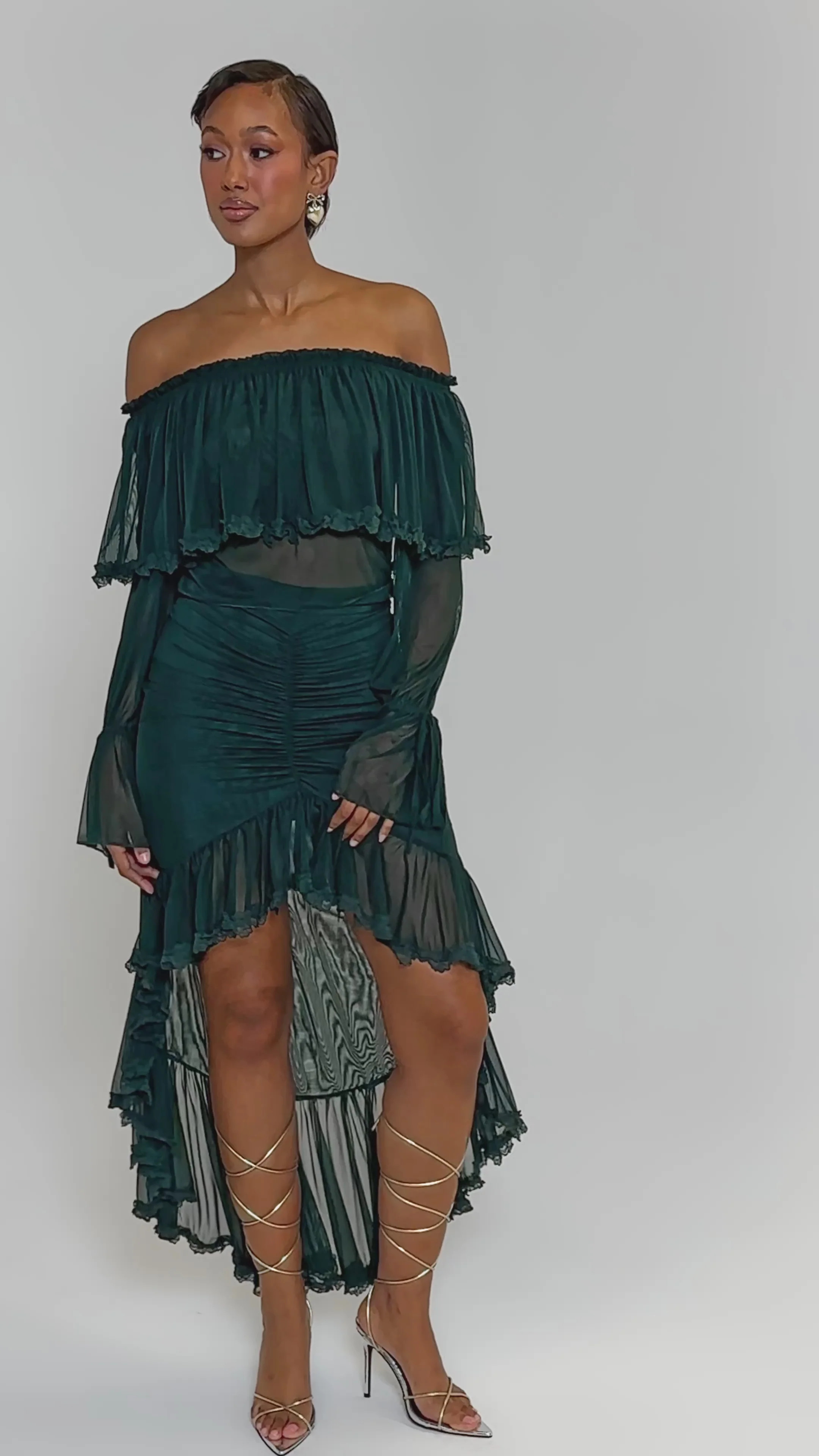 EMERALD LOVER BLOUSE | AKIRA