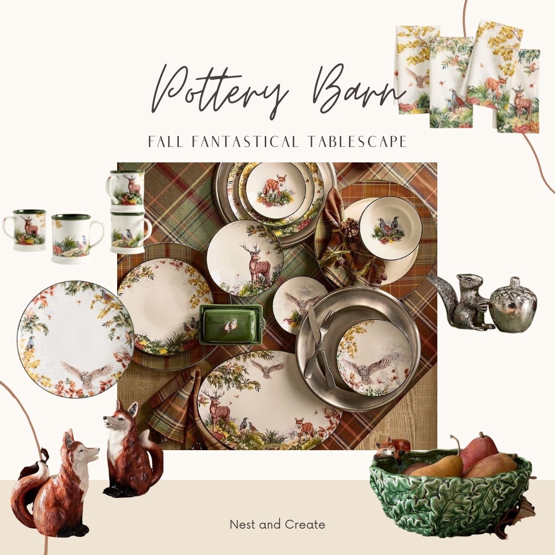 A magical fall feast 🍂✨ This Pottery Barn fantastical tablescape brings woodland charm and cozy elegance to your autumn gatherings.

#LTKHome #LTKFallDecor #PotteryBarnStyle #FallTablescape #LTKSeasonalStyle #NestAndCreate

#LTKSeasonal #LTKStyleTip #LTKHome