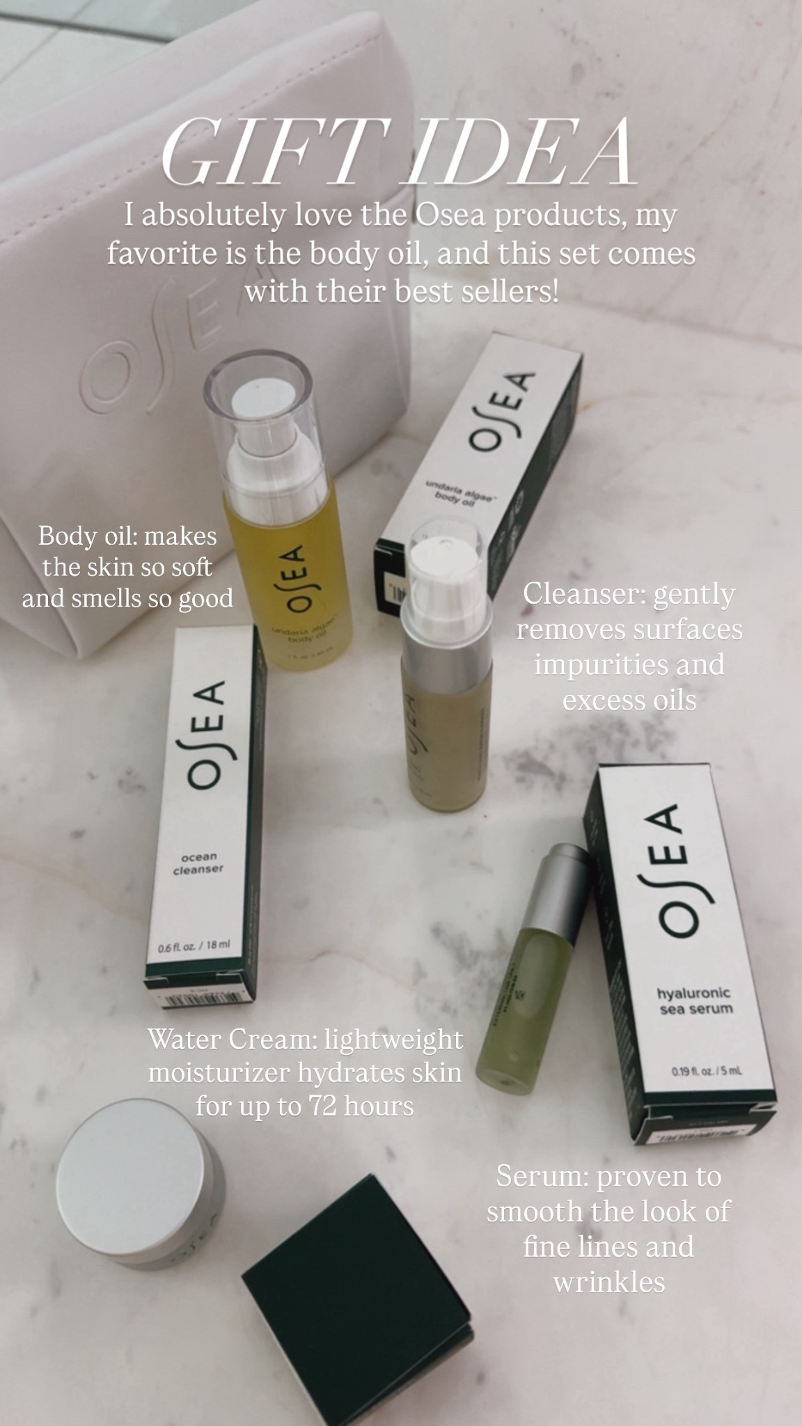 Last minute gift idea - I absolutely love the Osea products, my favorite is the body oil, and this set comes with their best sellers!
Gift guide for her 


@nordstrombeauty #NordstromPartner

#LTKselfcare #LTKHoliday #LTKGiftGuide