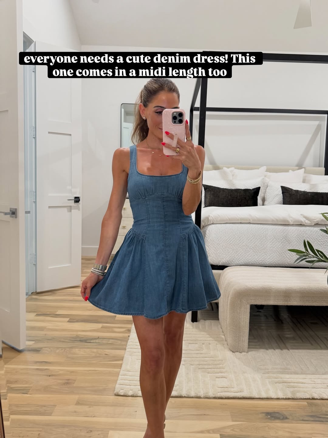 Spring dress denim dress size xxsp 

#LTKSaleAlert #LTKPetite