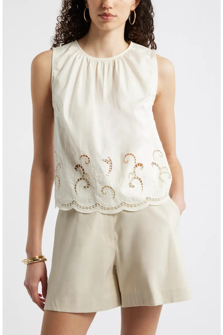 Schiffly Sleeveless Top (Women) | Nordstrom | Nordstrom