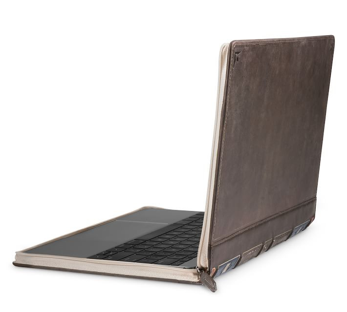 BookBook 3-in-1 Vintage Leather Sleeve for MacBook | Pottery Barn (US)