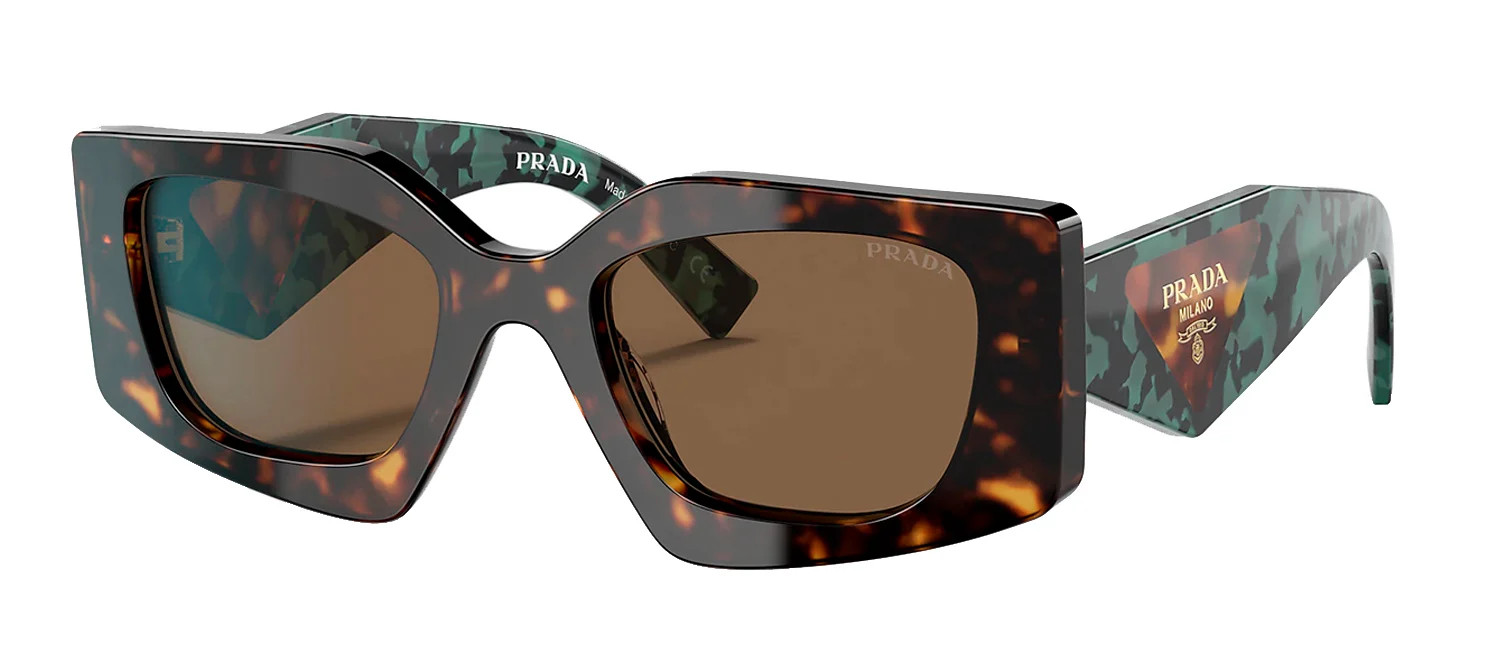 Prada PR 15YS 2AU06B Geometric Sunglasses | SOLSTICE